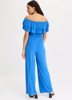 bonprix Bekleidung·Homewear|Jumpsuits^Jersey-Jumpsuit gletscherblau