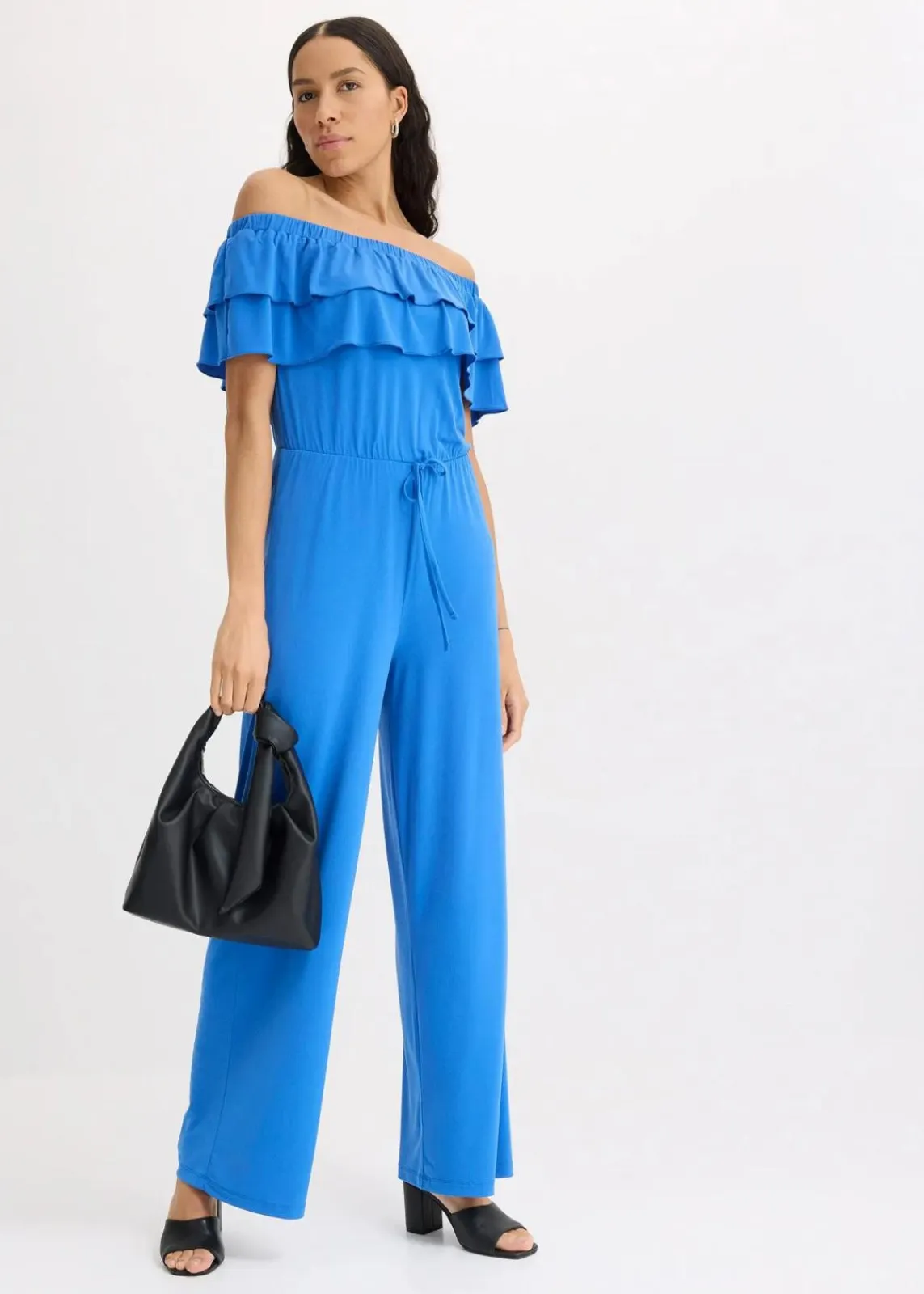 bonprix Bekleidung·Homewear|Jumpsuits^Jersey-Jumpsuit gletscherblau