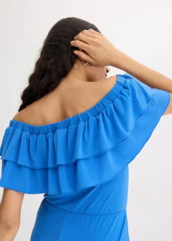 bonprix Bekleidung·Homewear|Jumpsuits^Jersey-Jumpsuit gletscherblau