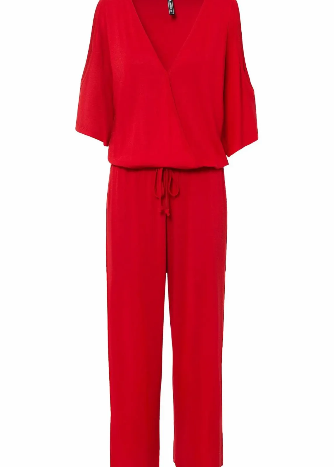 bonprix Jumpsuits|Bekleidung·Homewear^Jersey-Jumpsuit aus fließender Viskose erdbeere