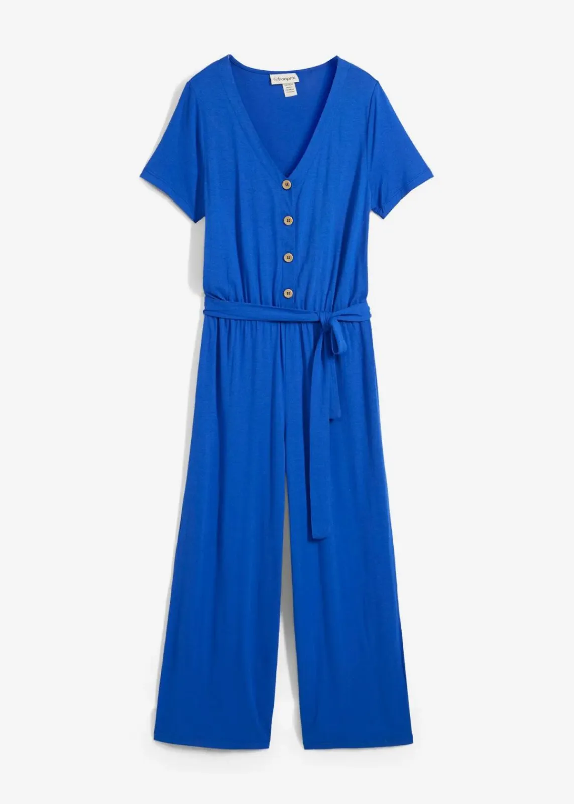 bonprix Jumpsuits|Bekleidung·Homewear^Jersey-Jumpsuit aus Viskose-Mix arktikblau