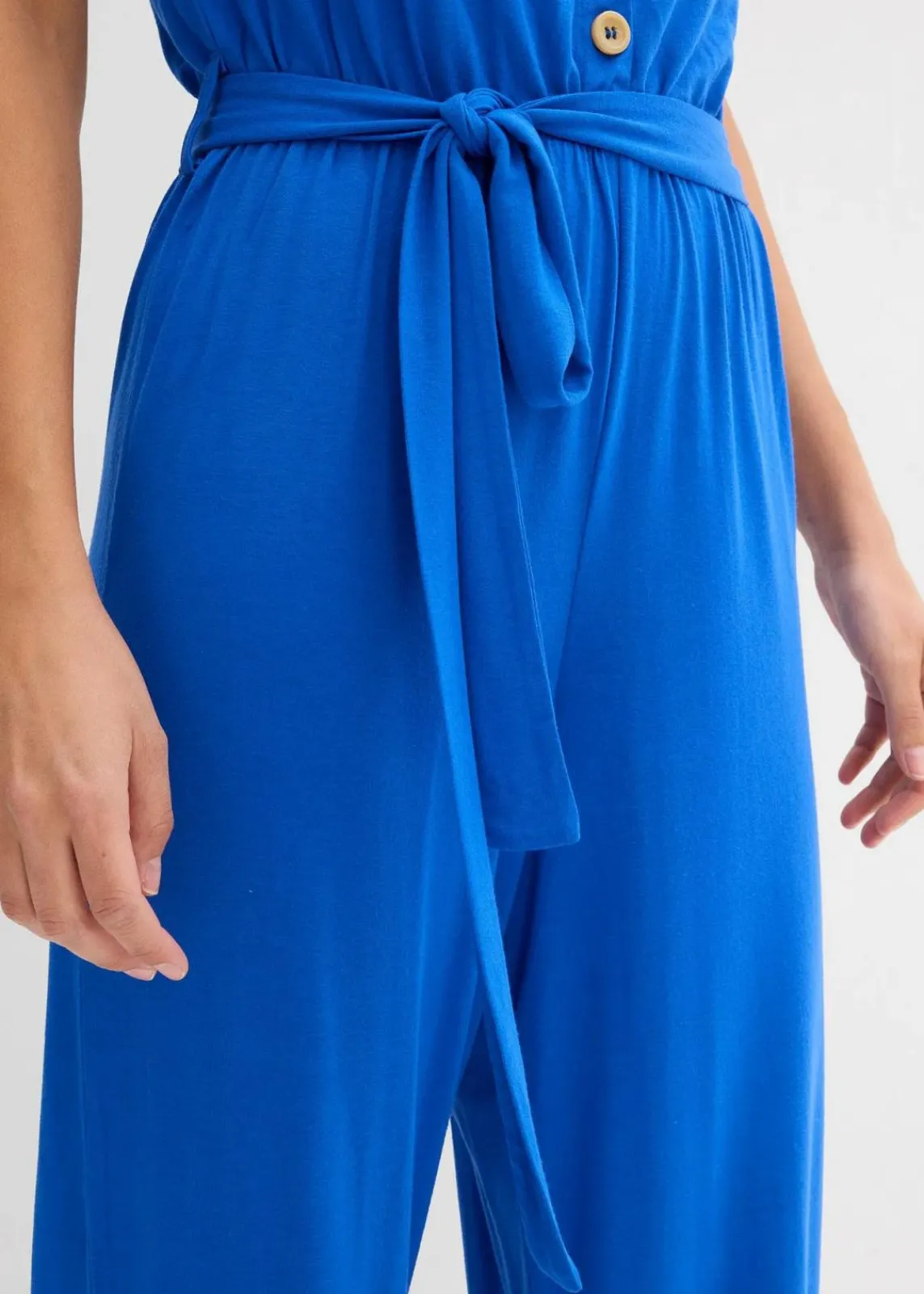 bonprix Jumpsuits|Bekleidung·Homewear^Jersey-Jumpsuit aus Viskose-Mix arktikblau