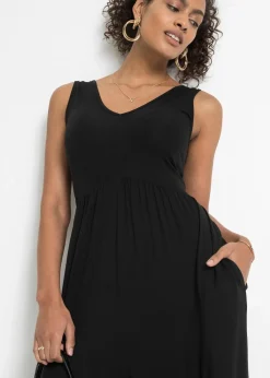 bonprix Jumpsuits^Jersey-Jumpsuit aus Viskose-Mix schwarz