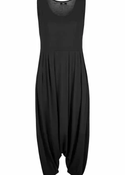 bonprix Bekleidung·Homewear|Jumpsuits^Jersey-Jumpsuit aus Viskose-Mix schwarz
