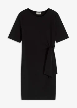 bonprix Bekleidung·Pullover & Strickjacken|Kleider^Jerseykleid schwarz