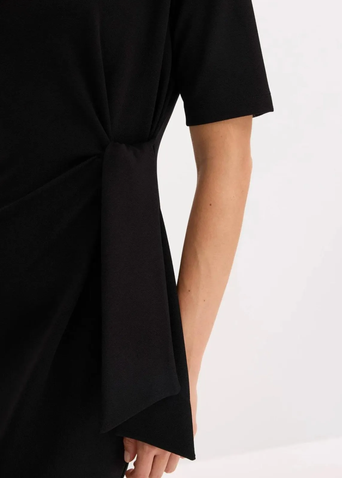 bonprix Bekleidung·Pullover & Strickjacken|Kleider^Jerseykleid schwarz