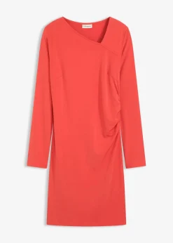 bonprix Kleider|Bekleidung·Pullover & Strickjacken^Jerseykleid rot