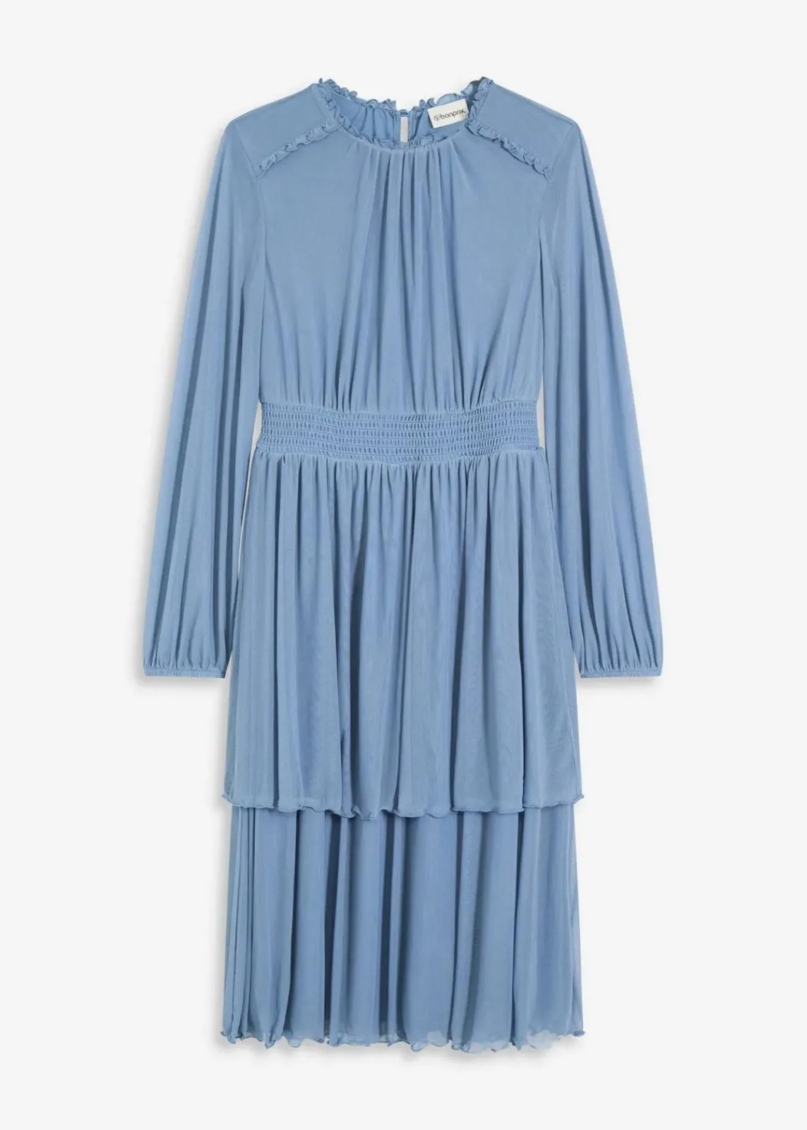 bonprix Bekleidung·Pullover & Strickjacken|Kleider^Jerseykleid wellenblau