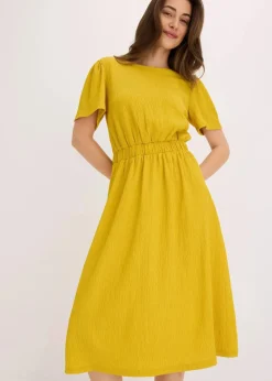 bonprix Kleider|Bekleidung·Pullover & Strickjacken^Jerseykleid lemoncurry