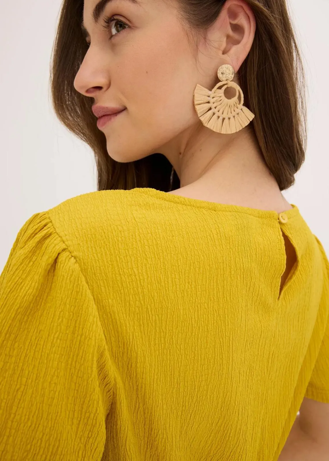 bonprix Kleider|Bekleidung·Pullover & Strickjacken^Jerseykleid lemoncurry
