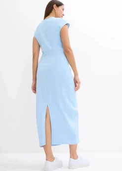 bonprix Nachhaltigere Materialien|Kleider^Jerseykleid hellblau