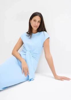 bonprix Nachhaltigere Materialien|Kleider^Jerseykleid hellblau