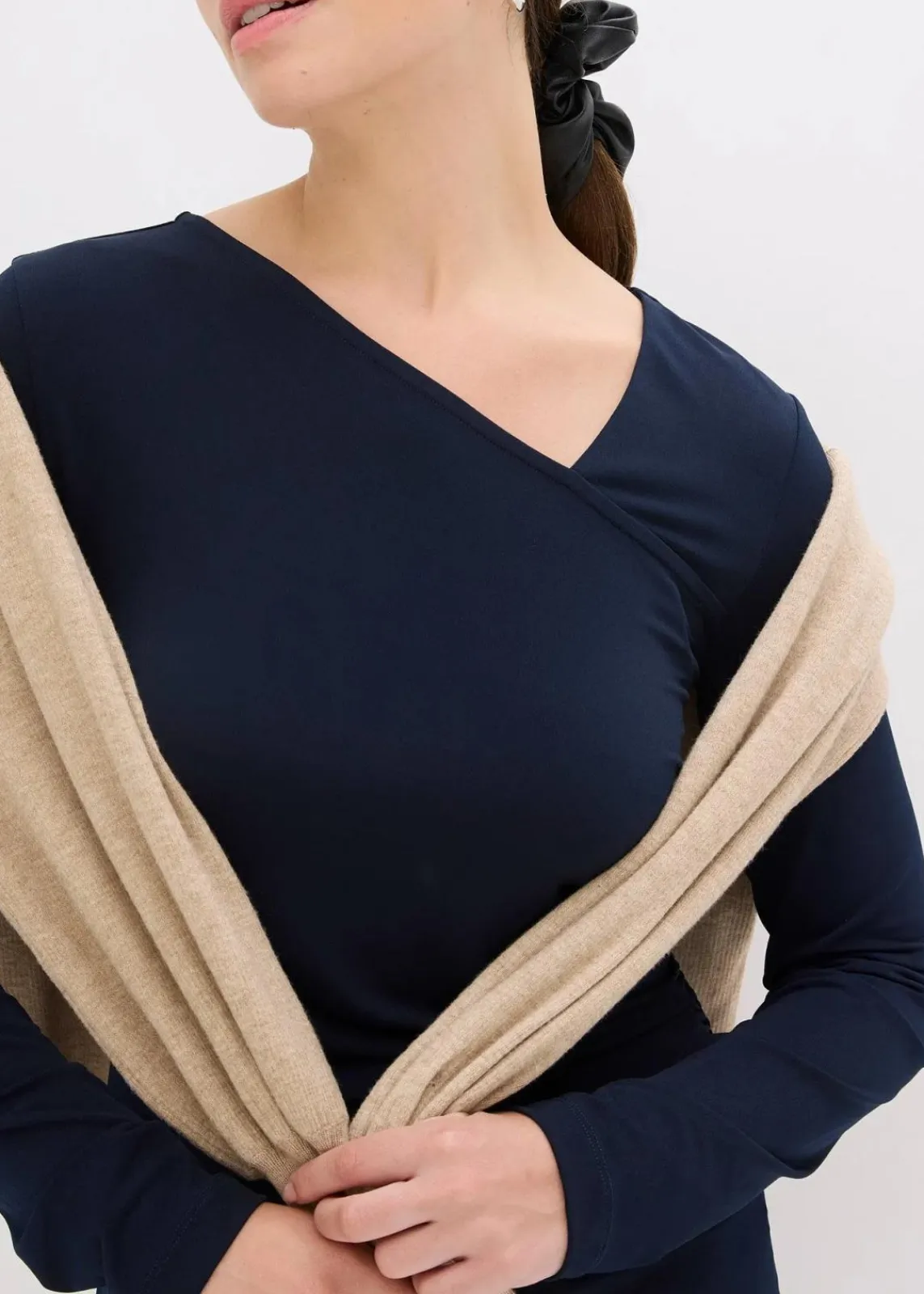 bonprix Bekleidung·Pullover & Strickjacken|Kleider^Jerseykleid dunkelblau