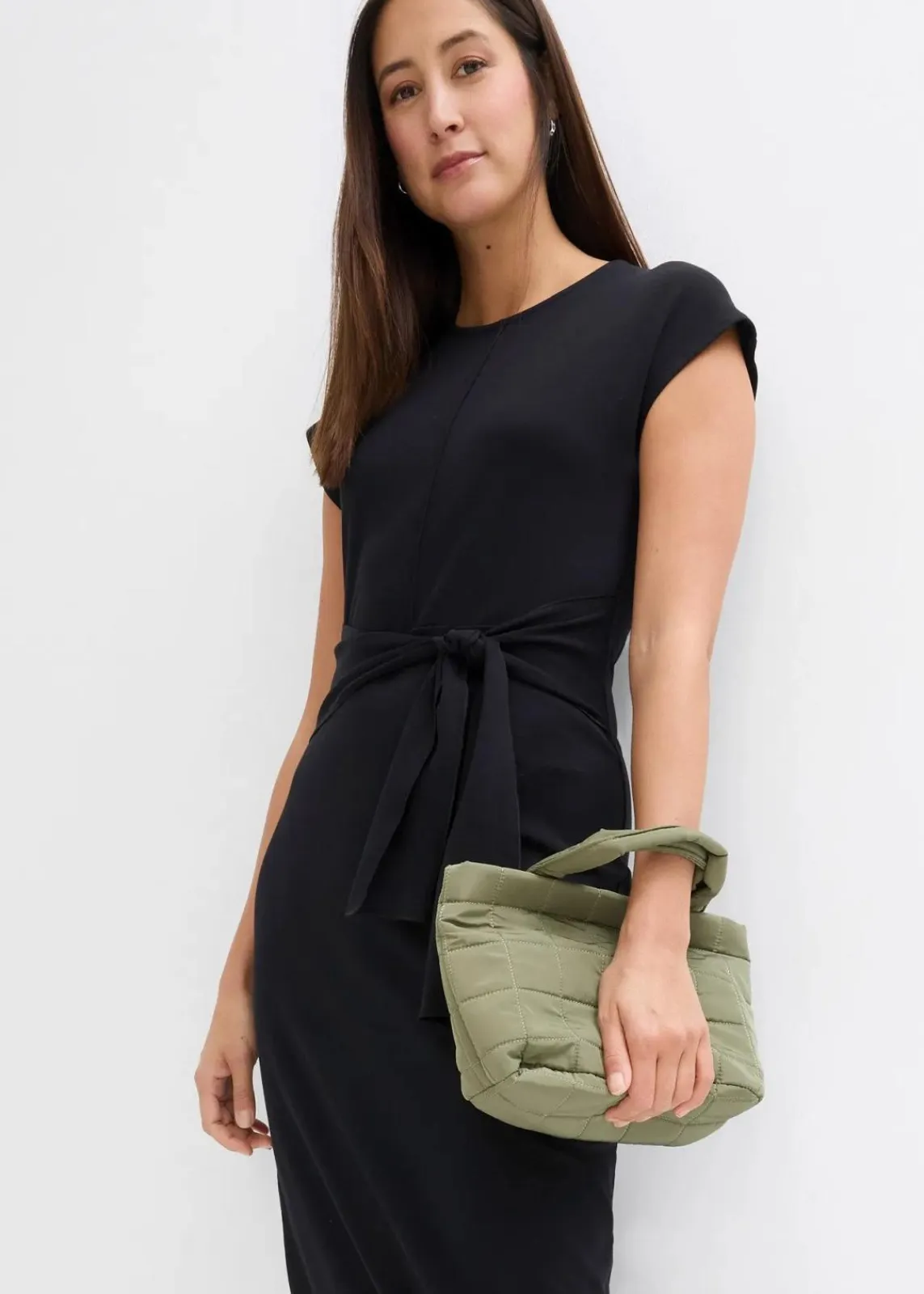 bonprix Bekleidung·Pullover & Strickjacken|Kleider^Jerseykleid schwarz