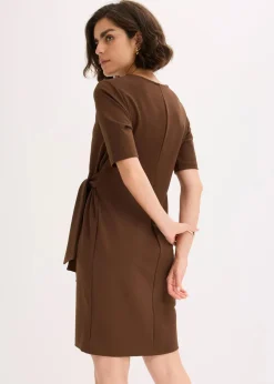 bonprix Kleider|Bekleidung·Pullover & Strickjacken^Jerseykleid braun