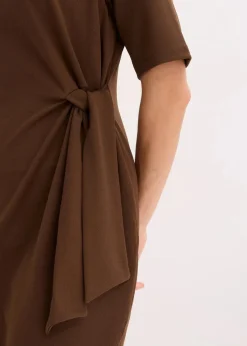 bonprix Kleider|Bekleidung·Pullover & Strickjacken^Jerseykleid braun