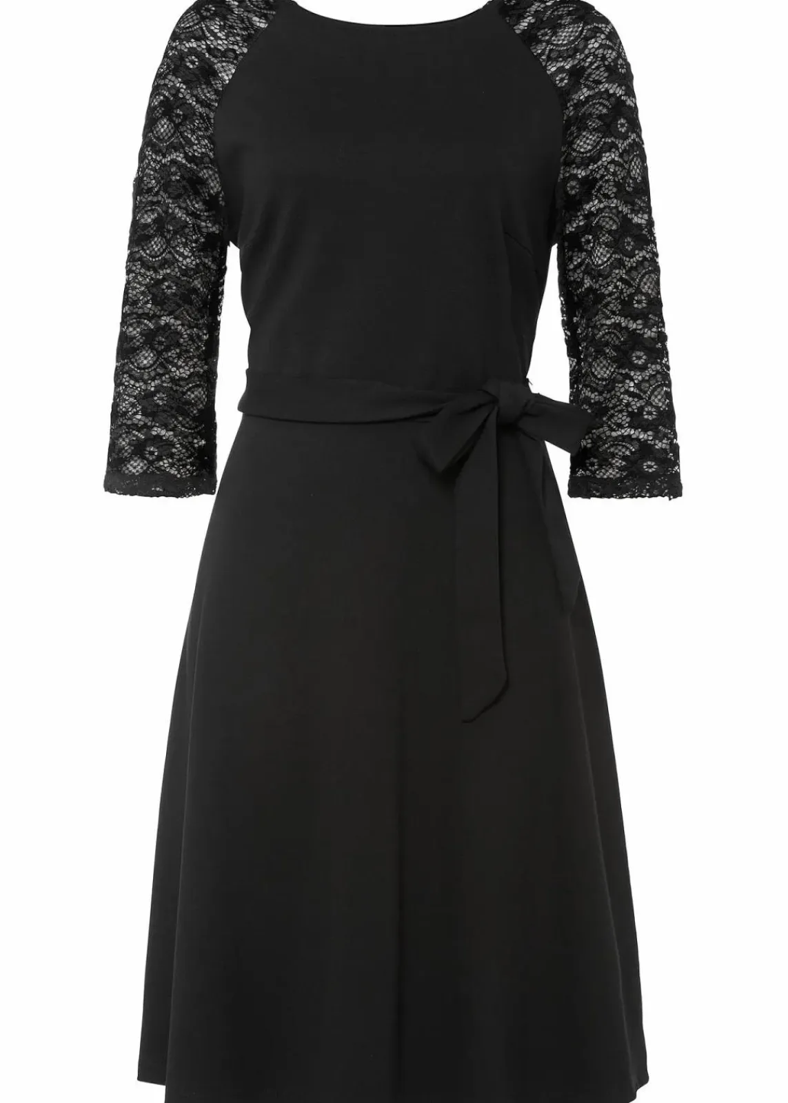 bonprix Bekleidung·Pullover & Strickjacken|Kleider^Jerseykleid schwarz