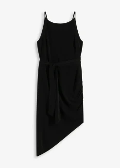 bonprix Nachhaltigere Materialien|Kleider^Jerseykleid schwarz