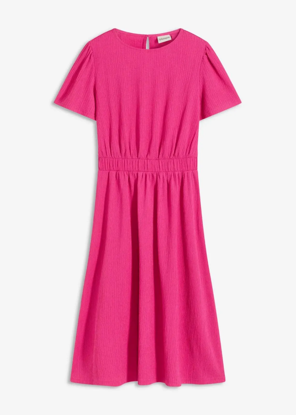 bonprix Bekleidung·Pullover & Strickjacken|Kleider^Jerseykleid fuchsia