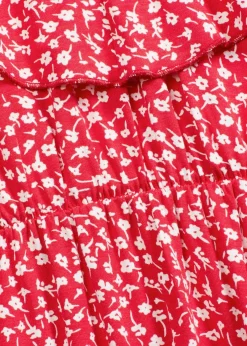 bonprix Bekleidung·Pullover & Strickjacken|Kleider^Jerseykleid erdbeere bedruckt