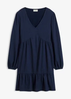 bonprix Kleider|Bekleidung·Pullover & Strickjacken^Jerseykleid dunkelblau