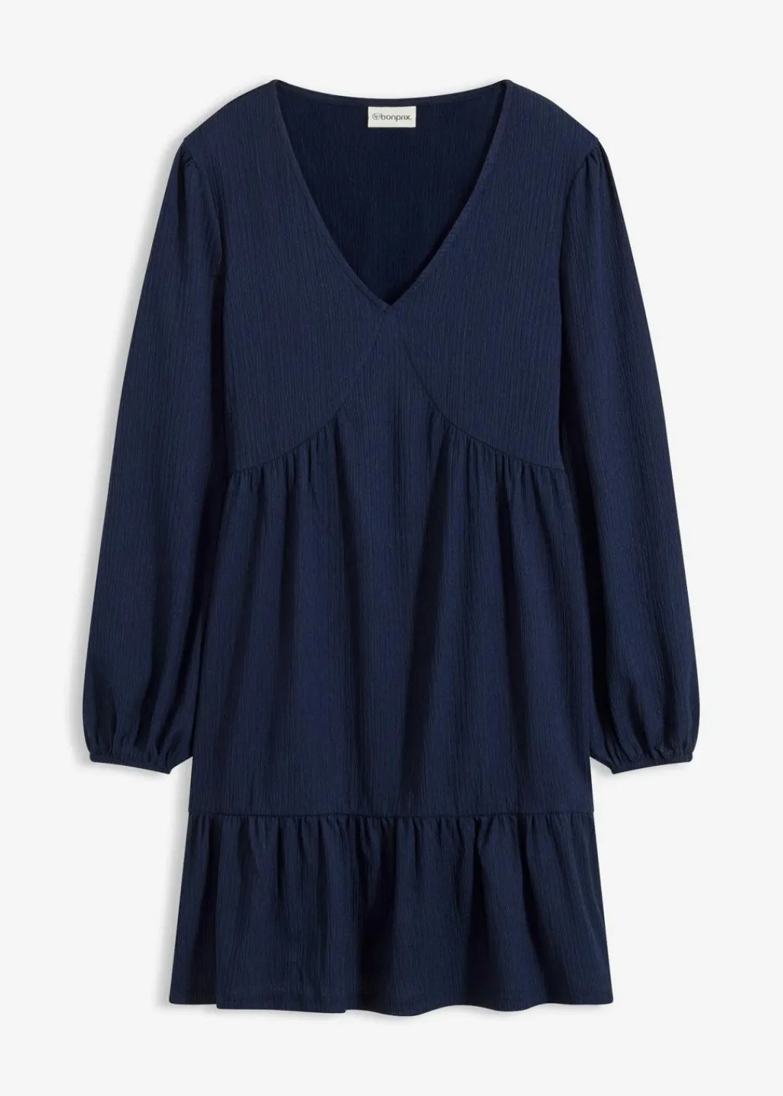 bonprix Kleider|Bekleidung·Pullover & Strickjacken^Jerseykleid dunkelblau