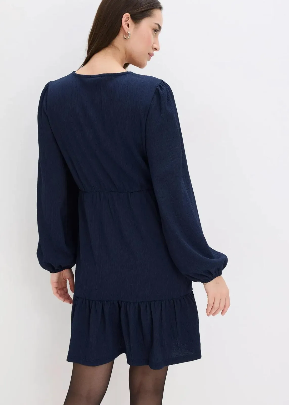bonprix Kleider|Bekleidung·Pullover & Strickjacken^Jerseykleid dunkelblau