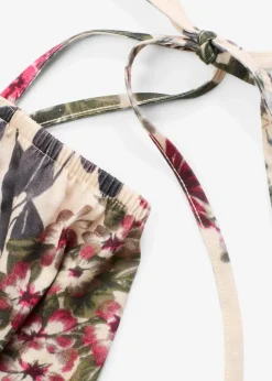 bonprix Bekleidung·Pullover & Strickjacken|Kleider^Jerseykleid natur floral