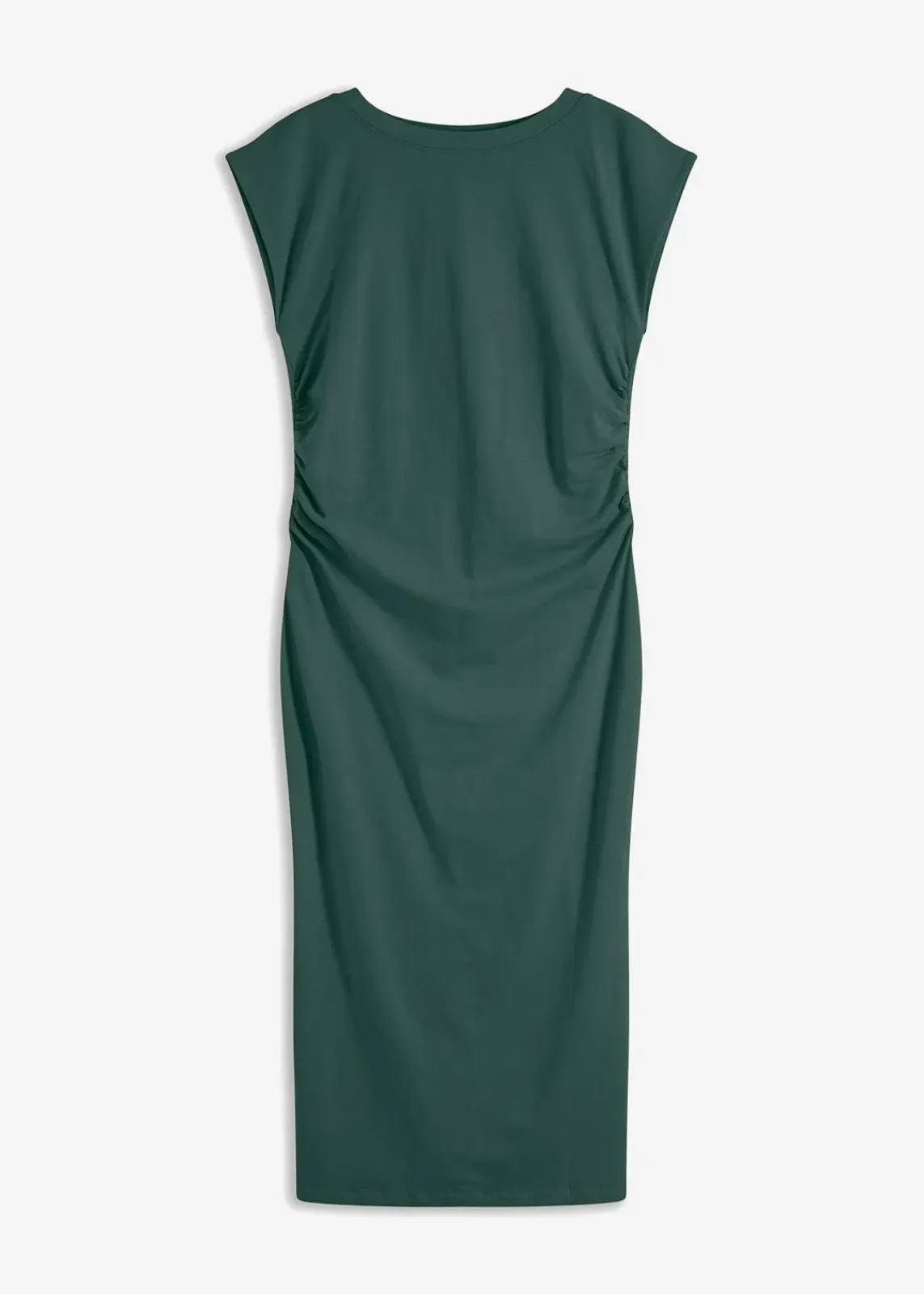 bonprix Bekleidung·Pullover & Strickjacken^Jerseykleid aus Baumwolle mit Stretch mattgrün