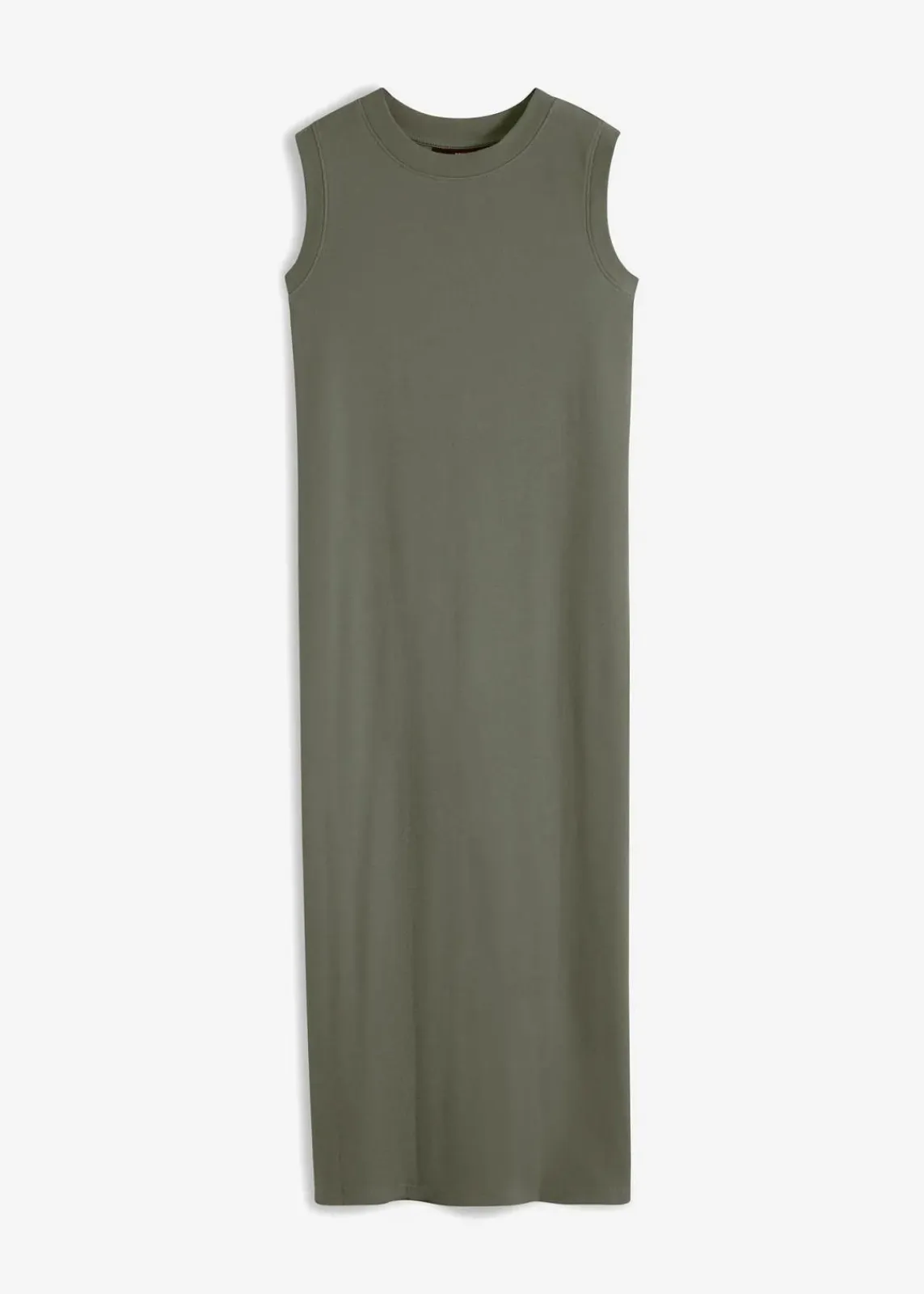 bonprix Kleider|Nachhaltigere Materialien^Jersey-Kleid aus Baumwolle mit Stretch oliv