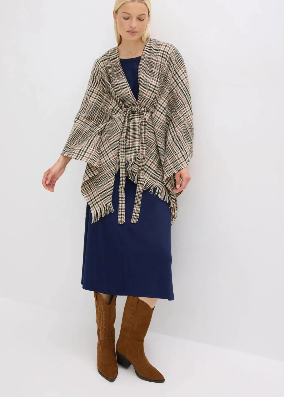 bonprix Kleider^Jerseykleid aus bequemen Punto di Roma dunkelblau