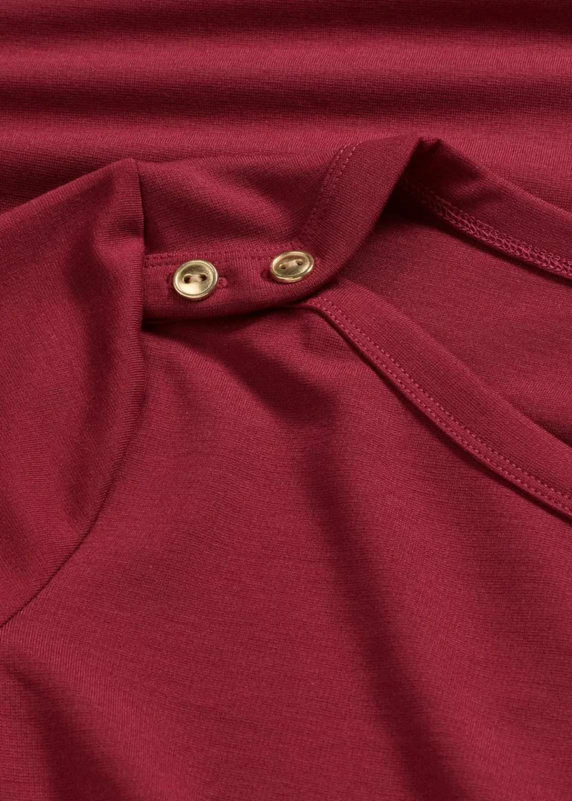 bonprix Kleider^Jerseykleid aus bequemen Punto di Roma pflaumenrot