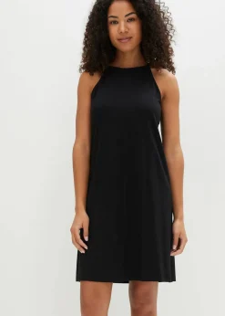 bonprix Bekleidung·Röcke|Basics^Jerseykleid aus fließendem Lyocell-Mix schwarz