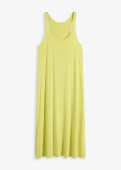 bonprix Nachhaltigere Materialien|Kleider^Jerseykleid aus fließender Viskose zitrusgelb