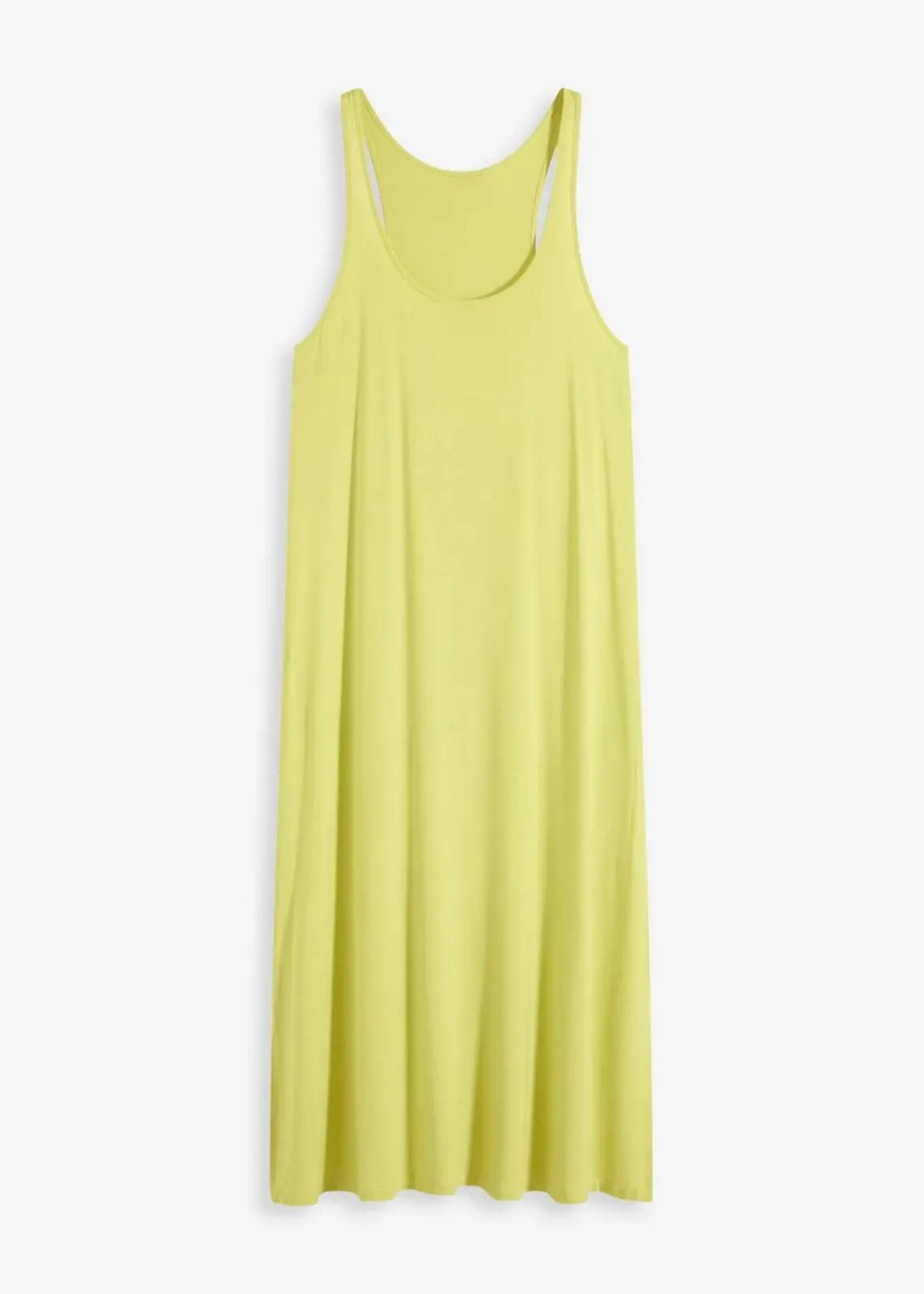 bonprix Nachhaltigere Materialien|Kleider^Jerseykleid aus fließender Viskose zitrusgelb
