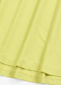bonprix Nachhaltigere Materialien|Kleider^Jerseykleid aus fließender Viskose zitrusgelb