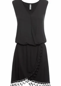 bonprix Kleider^Jerseykleid aus fließender Viskose schwarz