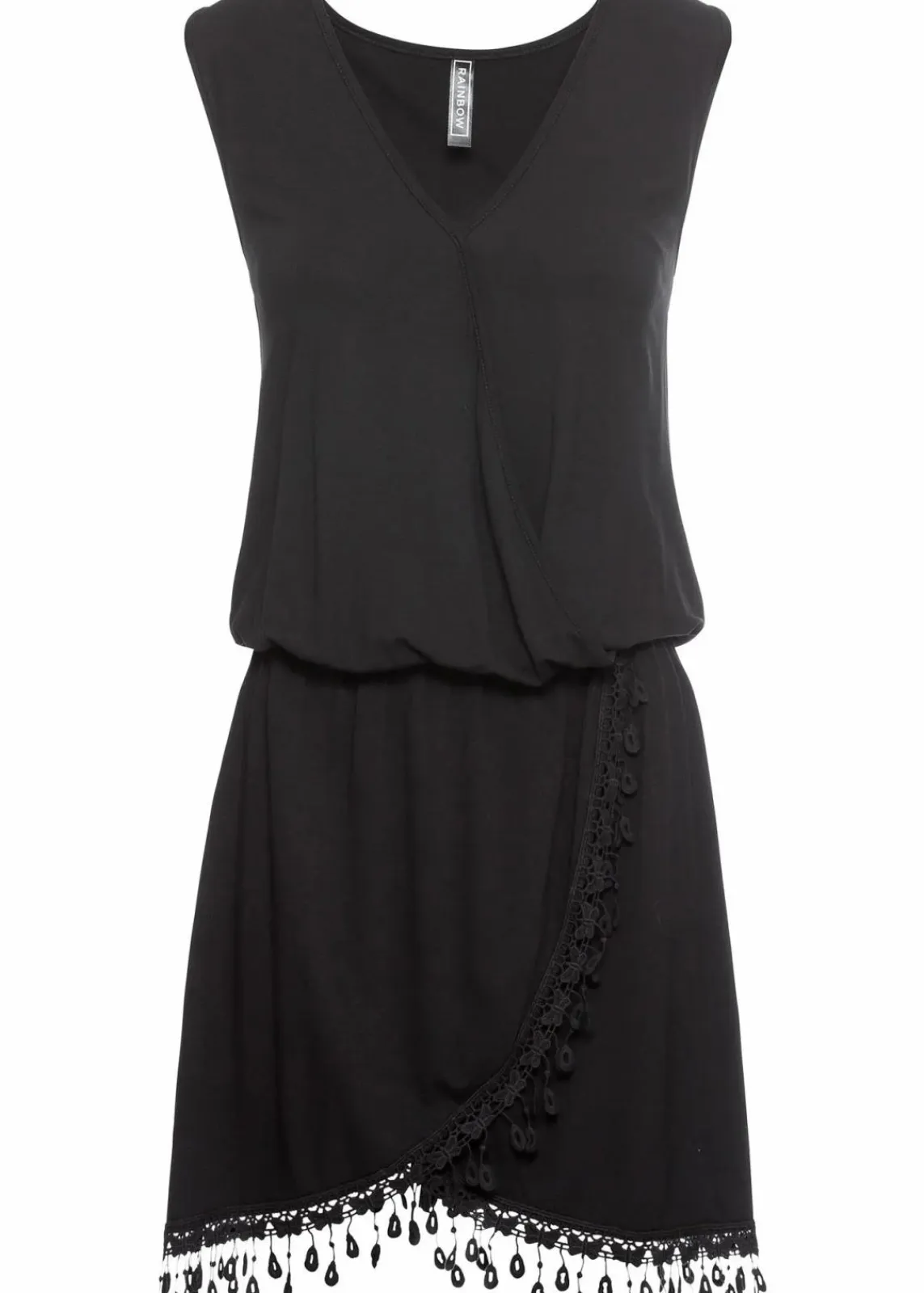 bonprix Kleider^Jerseykleid aus fließender Viskose schwarz
