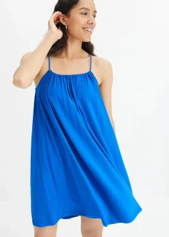 bonprix Nachhaltigere Materialien|Kleider^Jerseykleid aus fließender Viskose arktikblau