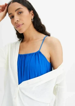 bonprix Nachhaltigere Materialien|Kleider^Jerseykleid aus fließender Viskose arktikblau
