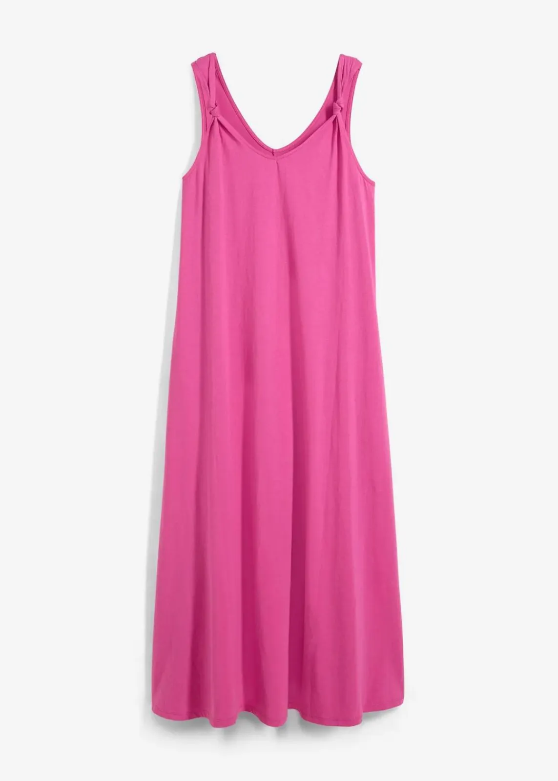 bonprix Nachhaltigere Materialien|Kleider^Jerseykleid aus reiner Baumwolle fuchsia