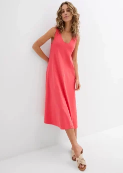 bonprix Nachhaltigere Materialien|Kleider^Jerseykleid aus reiner Bio-Baumwolle paradiespink