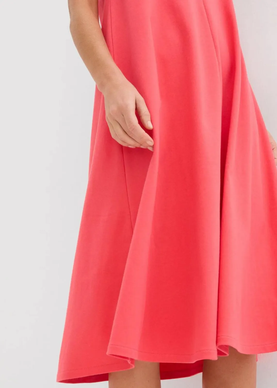 bonprix Nachhaltigere Materialien|Kleider^Jerseykleid aus reiner Bio-Baumwolle paradiespink