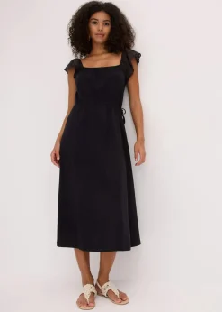 bonprix Bekleidung·Pullover & Strickjacken^Jerseykleid aus reiner Bio-Baumwolle schwarz