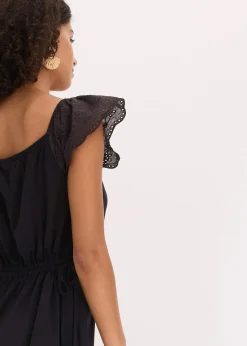 bonprix Bekleidung·Pullover & Strickjacken^Jerseykleid aus reiner Bio-Baumwolle schwarz