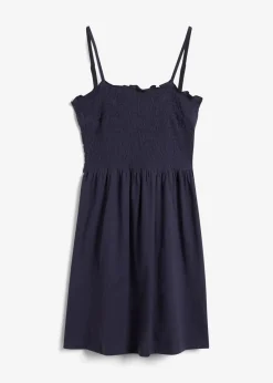 bonprix Nachhaltigere Materialien|Kleider^Jerseykleid aus reiner Bio-Baumwolle dunkelblau