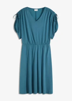 bonprix Kleider|Bekleidung·Pullover & Strickjacken^Jerseykleid aus softem Modal-Mix pfeffergrün