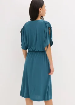 bonprix Kleider|Bekleidung·Pullover & Strickjacken^Jerseykleid aus softem Modal-Mix pfeffergrün