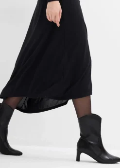 bonprix Bekleidung·Pullover & Strickjacken|Kleider^Jerseykleid aus softem Modal-Mix schwarz