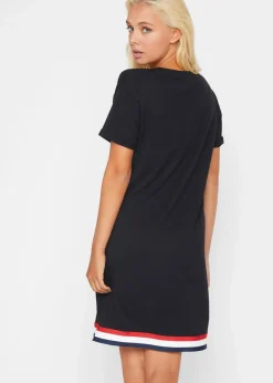 bonprix Sweat|Bekleidung·Pullover & Strickjacken^Jerseykleid aus weichem Viskose-Mix schwarz